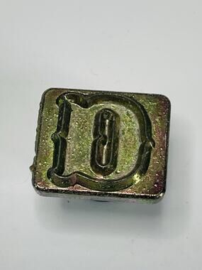 Leather Stamp D Tandy Craftool Alphabet Single Replacement Letter Size 1 Inch